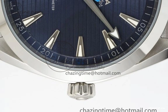 1220 FreshLook Aqua Terra 150M SS JQK 1:1 Best Edition Blue Dial Blue Hand on SS Bracelet A 7831